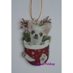 Décoration de Noël chien Chihuahua