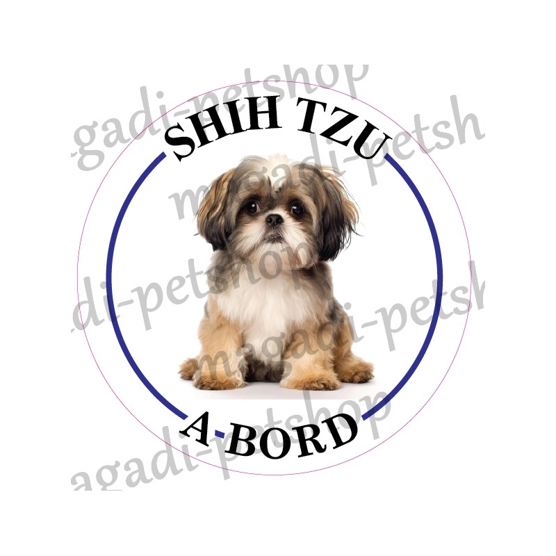 Stickers Shih Tzu à bord