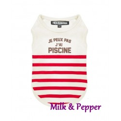 Tee Shirt pour chien Milk & Pepper Poul Rouge
