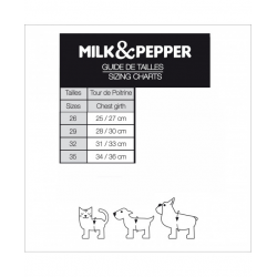 Harnais pour chien Milk & Pepper Sidonie