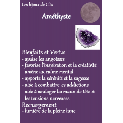 Bienfaits et vertus de l'améthyste