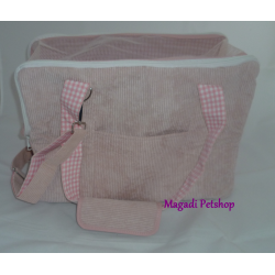 Sac de transport velours pour chien