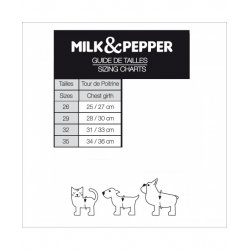 Harnais pour chien Lea Milk & Pepper