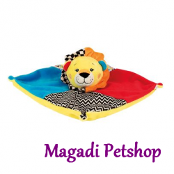 Jouet doudou en peluche pour chien Lion