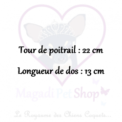 Manteau pour chiot Rose