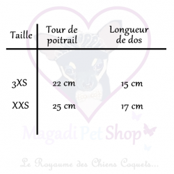 Mini pull pour chiot XXS