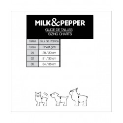 Harnais Milk & Pepper pour chien tortue