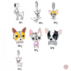 Charm pendentif chihuahua