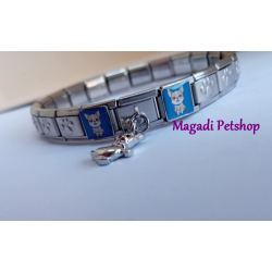 Bracelet à charms italien chihuahua