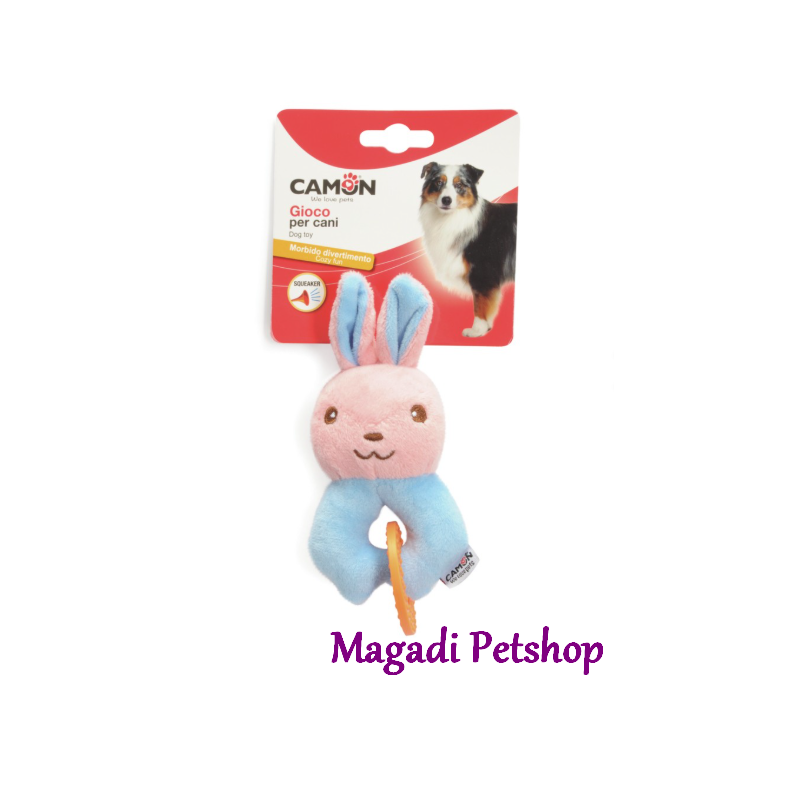 Jouet doudou lapin pour chihuahua
