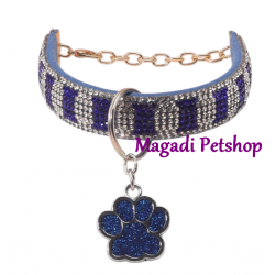 Collier pour chien Bijou Bleu