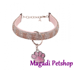 Collier pour chien Bijou Rose