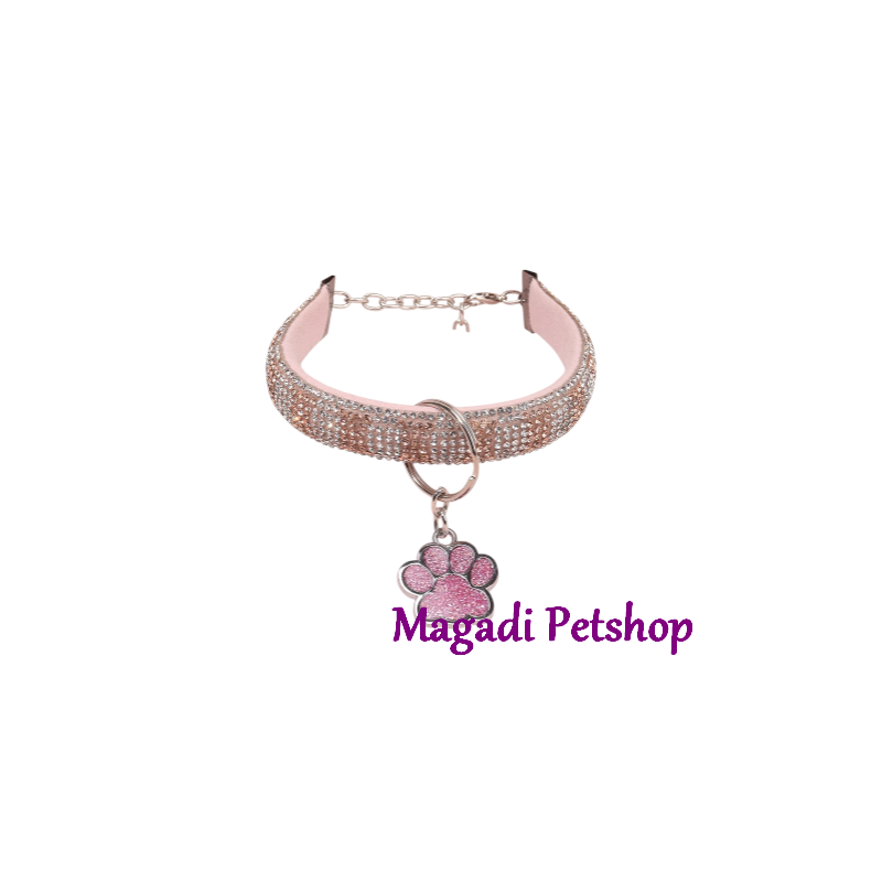 Collier pour chien Bijou Rose Collier pour chien Bijou Rose