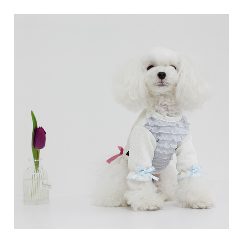 Tee shirt pour chien Baby Pajama White Boris House